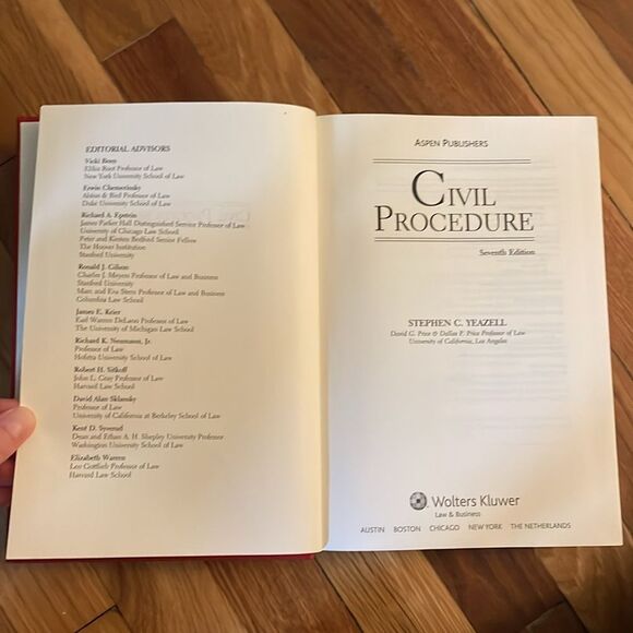 Civil Procedure 7th Edition by Stephen Yeazell Hardcover Textbook - Picture 9 of 10
